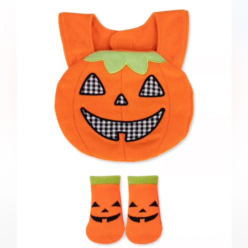 Halloween Bib and Socks Set